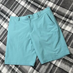Dunning Golf Shorts Mens 36 Blue Inseam 10" Golf Performance Causal Stretch